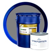 AKREP-B10 (АКРЭП-Б10) эпоксидная краска для бетонных полов /20 кг+0,4 кг/ серый