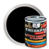 СПЕЦКРАС грунт-эмаль по ржавчине п/гл. /0,8кг/ черный