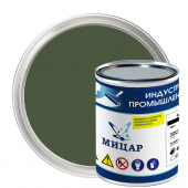 АК-124 Мицар, краска фасадная / 0,8 кг/ хаки: бренд Мицар, фасовка 