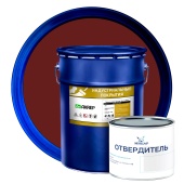 AKREP-B10 (АКРЭП-Б10) эпоксидная краска для бетонных полов /20 кг+0,4 кг/ кр-коричневый