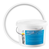 Protect Decor (Протект Декор), краска моющаяся негорючая, КМ0 (15кг) белый